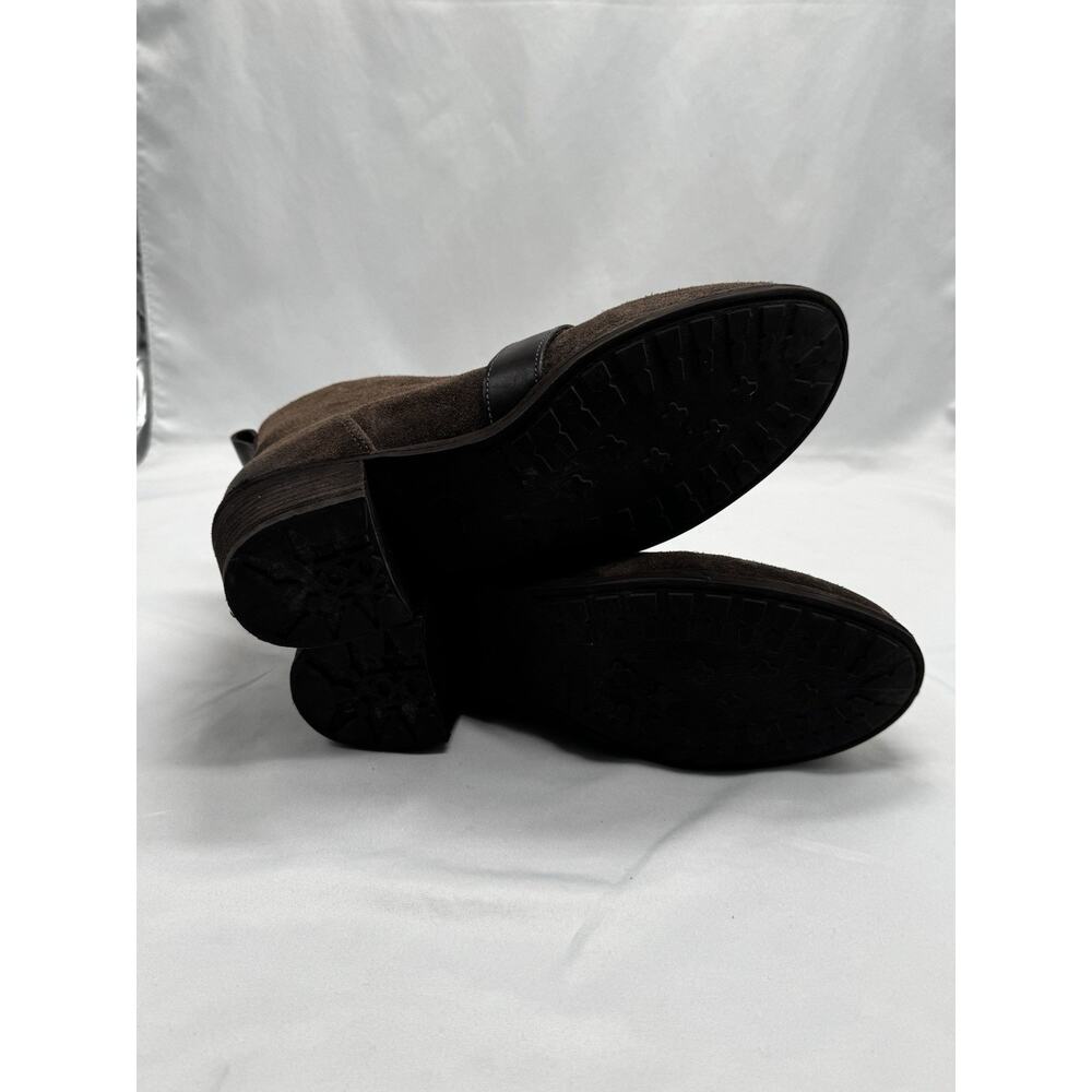 Ugg Wright Belted Shearling Lined Boot Brown Sued… - image 7